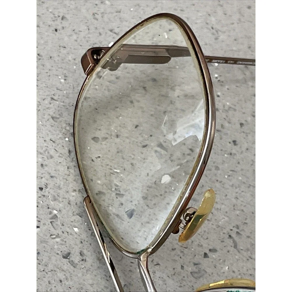 Vintage Rembrand Bronze 145 Eyeglasses Frames ONLY Japan Aviator Oversized